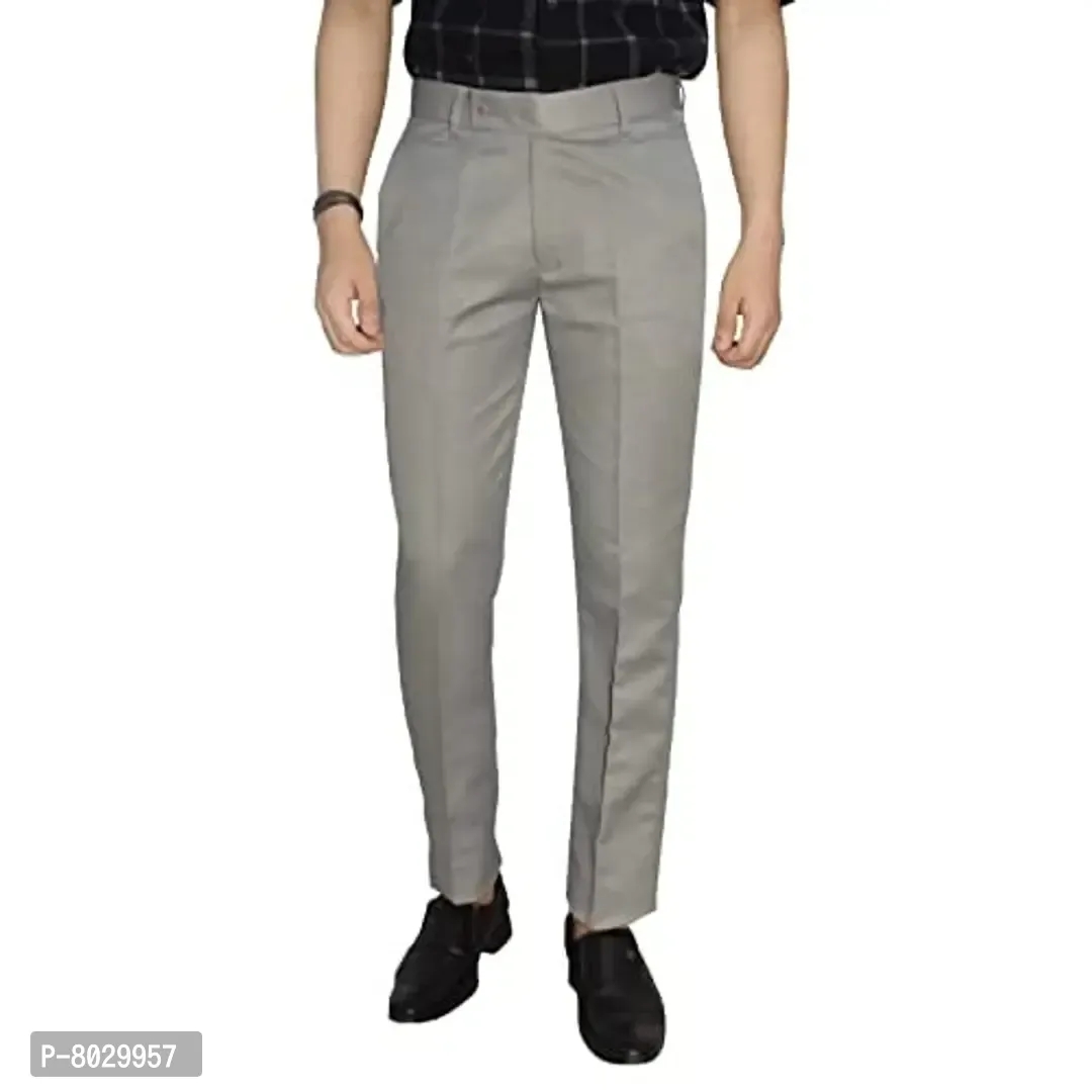 Beige colour formal pant