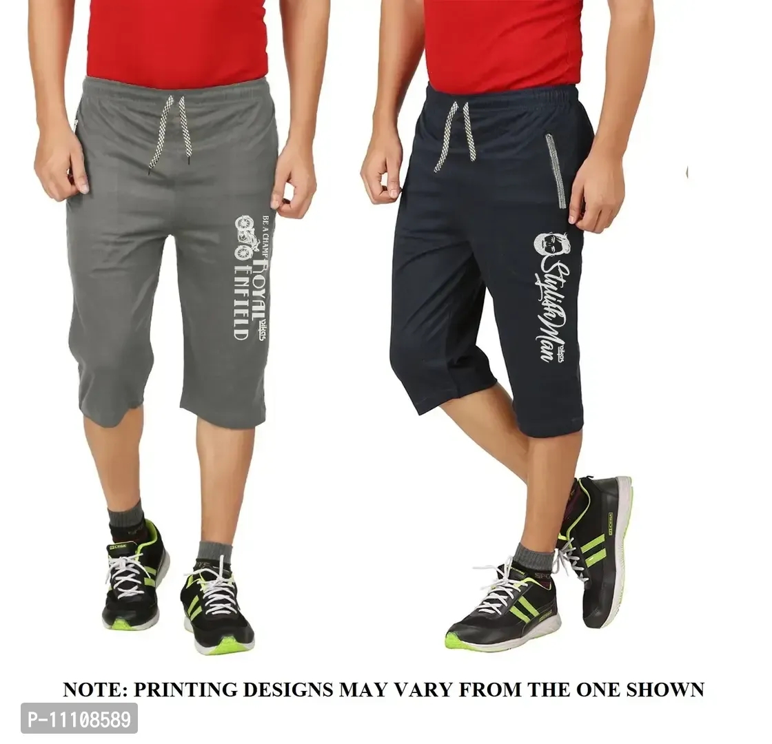 3/4 cotton blended shorts