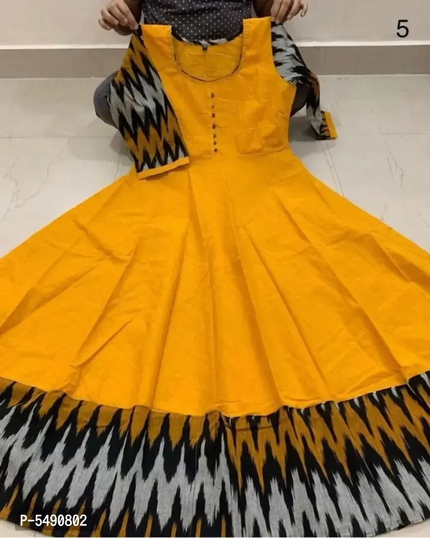 Stylish round neck kurta for women