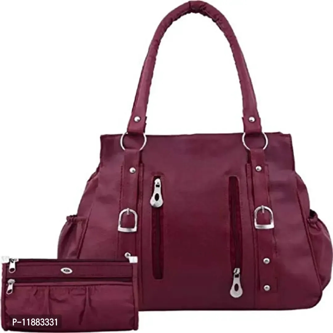 Pu leather bag with wallet