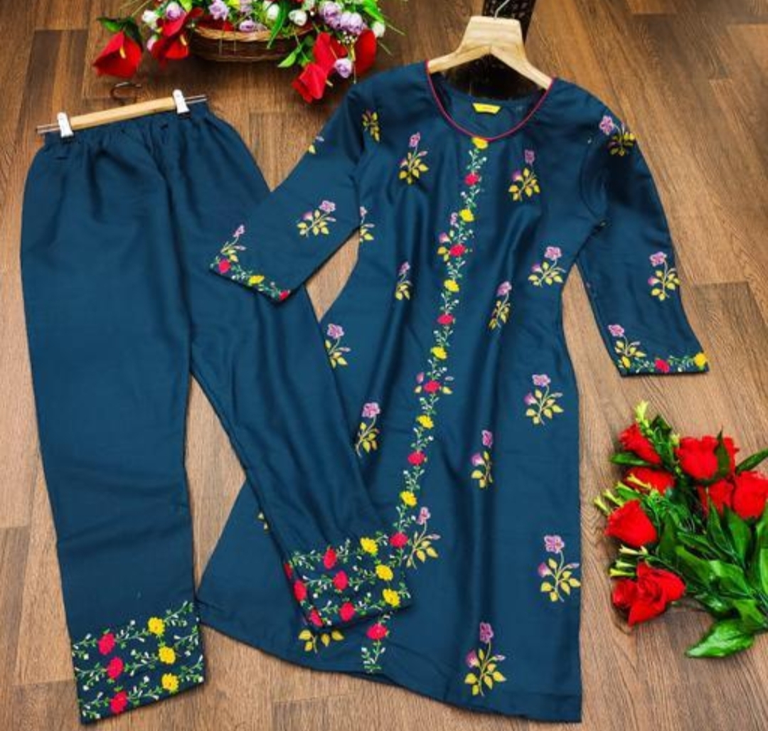 Cotton kurta & bottom set