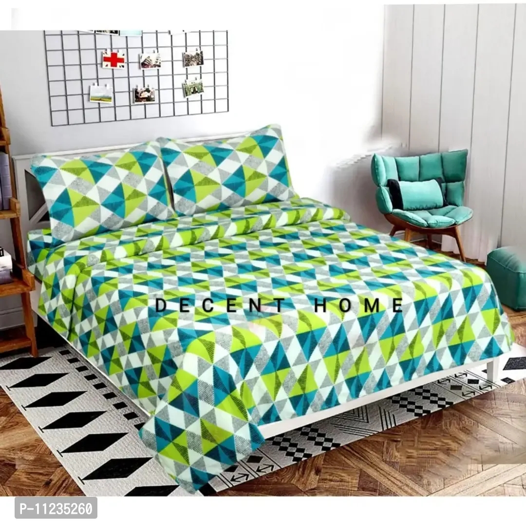 Dubble bed bedsheet with 2 pillow covers